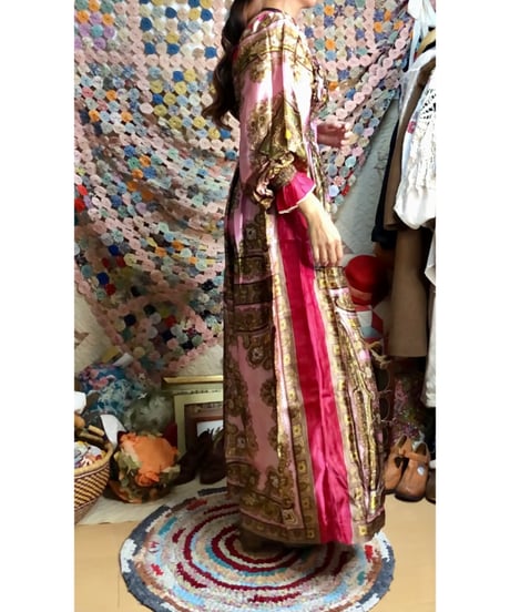 paisley scarf dress