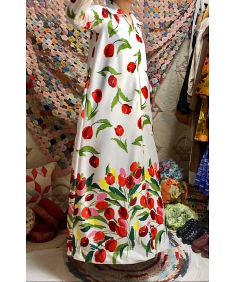 70's tulip dress