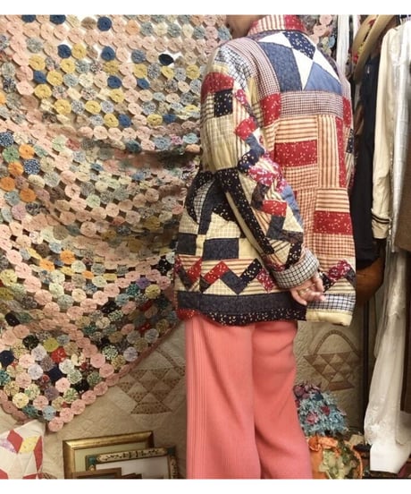 w.face  patchwork quilt  jacket