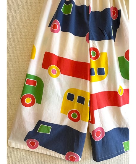 marimekko bo-boo super wide leg pants（70s fabric）