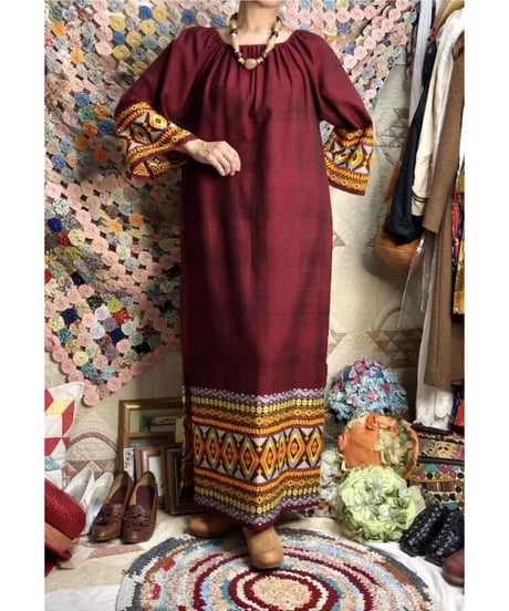 guatemala embroidered one-piece