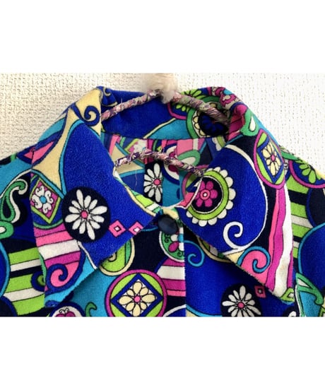 60-70's psychedelic shirt jacket