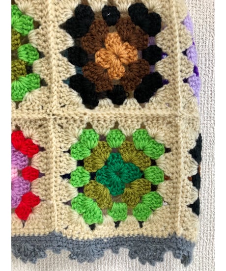 granny square skirt  beige
