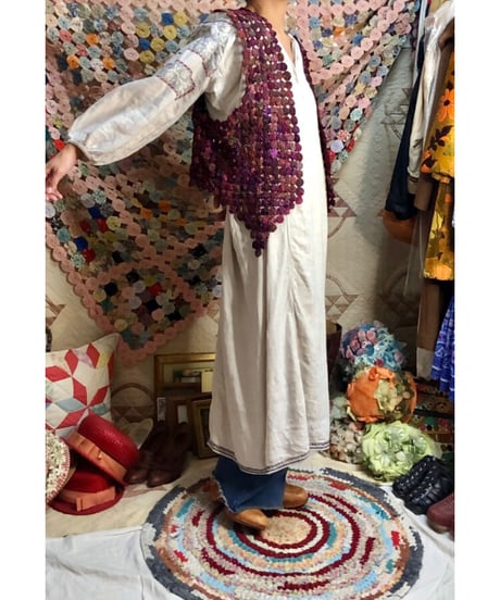 yo-yo quilt vest