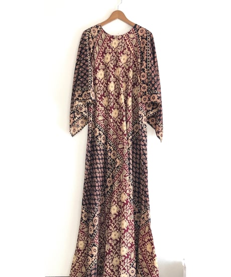 70s pakistan cotton  dress