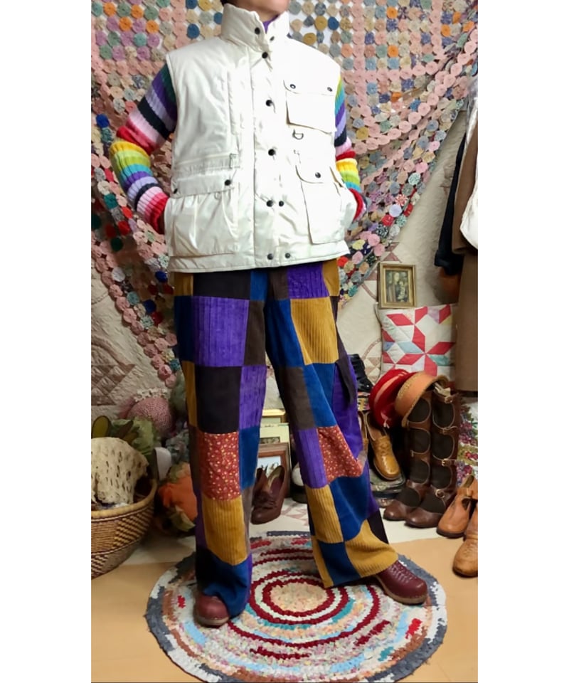 15日まで　36Embroidery Patchwork Trousers 新品 Embroidery Patchwork Trousers(36 ECRU): TODAYFUL: WOMENS