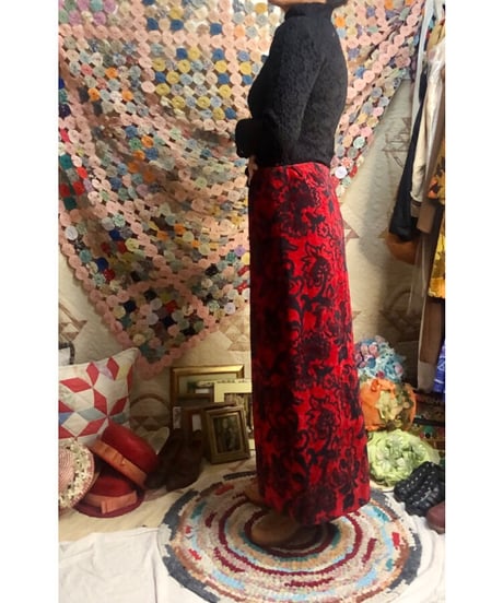 60-70's tapestry skirt