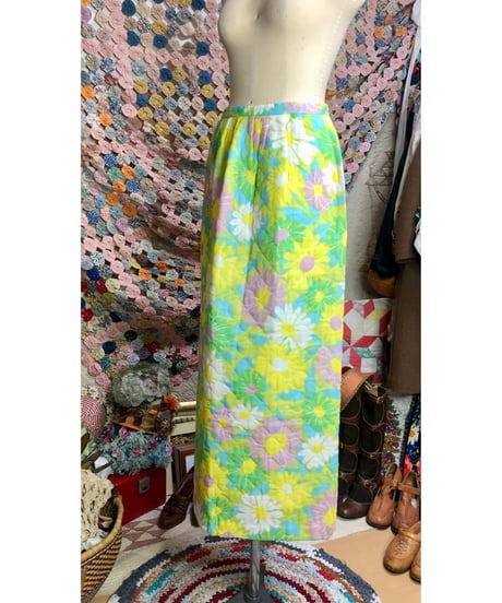 flower quilting skirt
