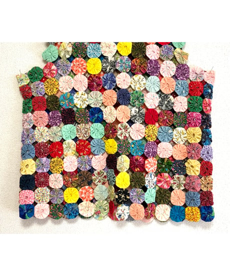 60s yo-yo quilt vest
