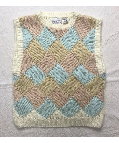 hand knit vest