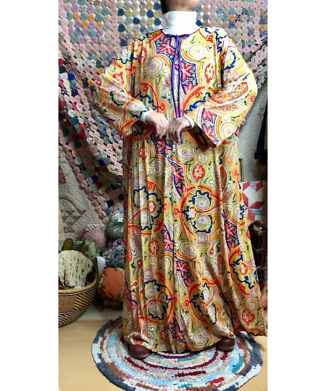 70s paisley dress