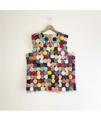 60s yo-yo quilt vest