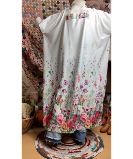 70s easy flower dress