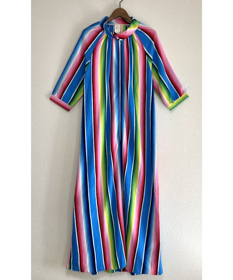 Colorful striped store dress