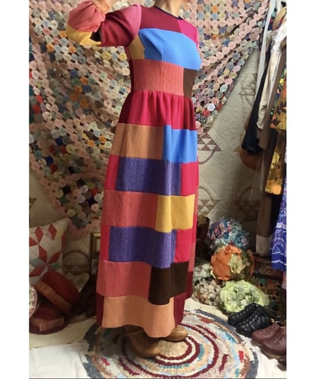 60's patchwork dress