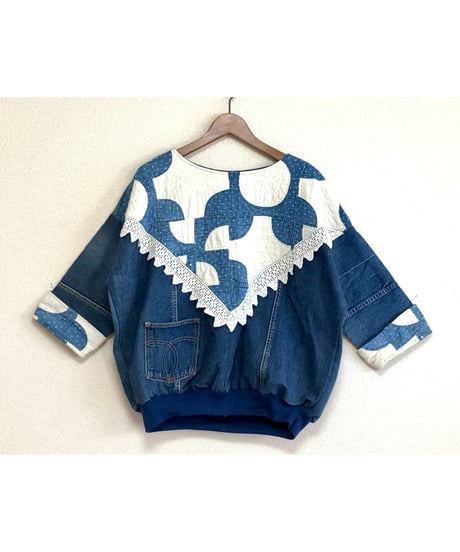 denim and quilt tops