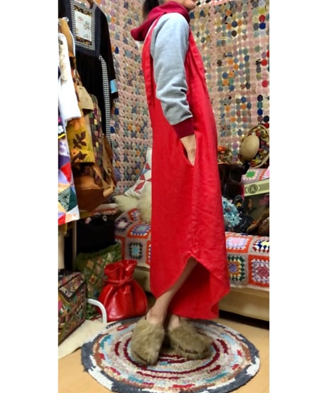 linen salopette pants