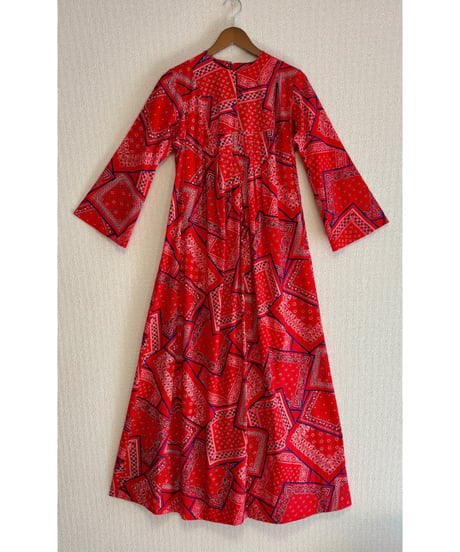 70s bandanna dress