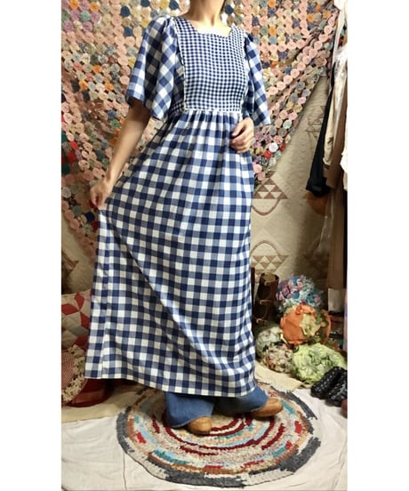 70's plaid dress