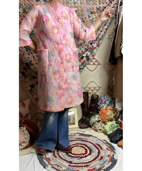 60s quilting coat