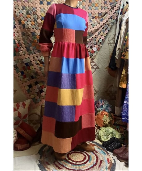 60's patchwork dress