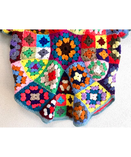 granny square pullover tops