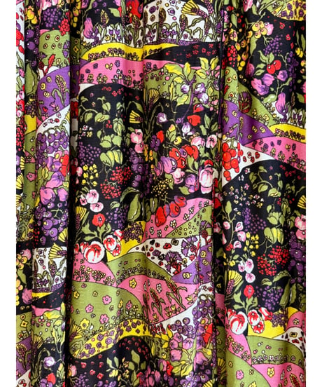60s botanical dress