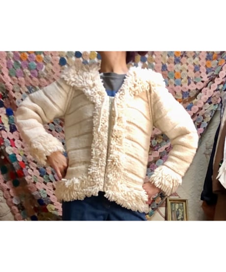 ecuador otavalo hand knit cardigan