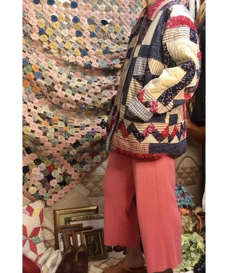 w.face  patchwork quilt  jacket