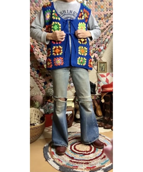 granny square vest