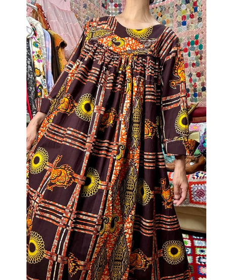 african wax print dress