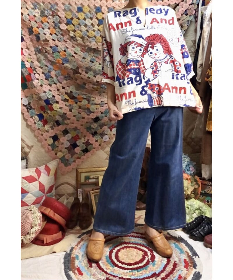 Raggedy Ann & Andy feed sack style tops | Quilt Raggedy Ann & Andy feed sack style tops | Quilt