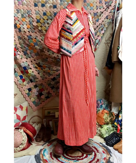 patchwork vest