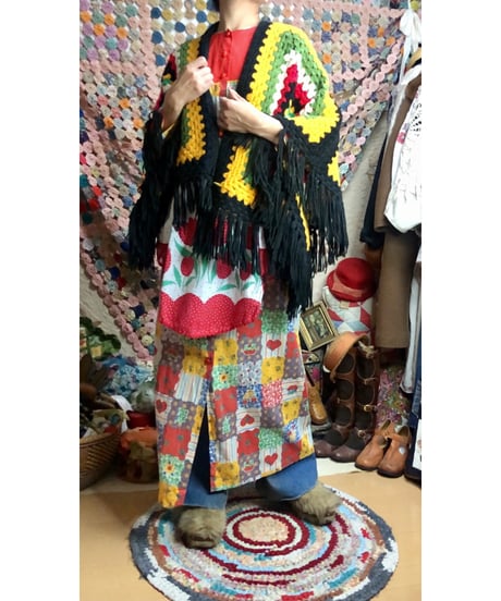 granny square shawl