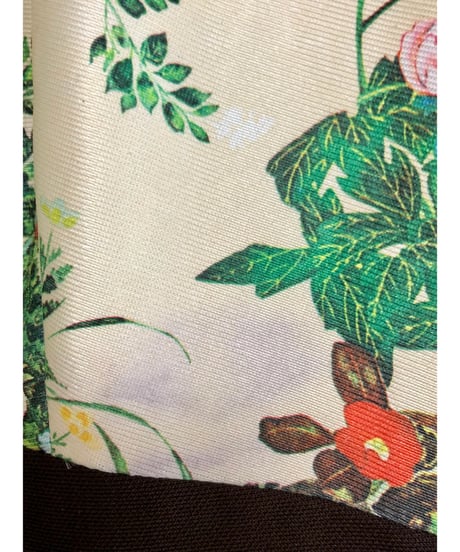 60-70s floral oriental dress