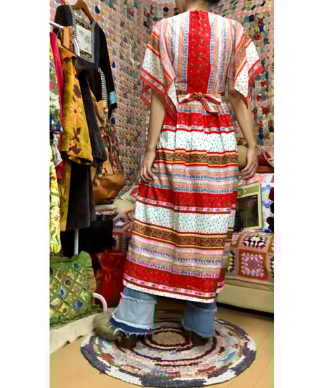 70s flower dress