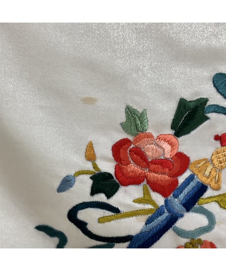 50's chinese embroidered robe