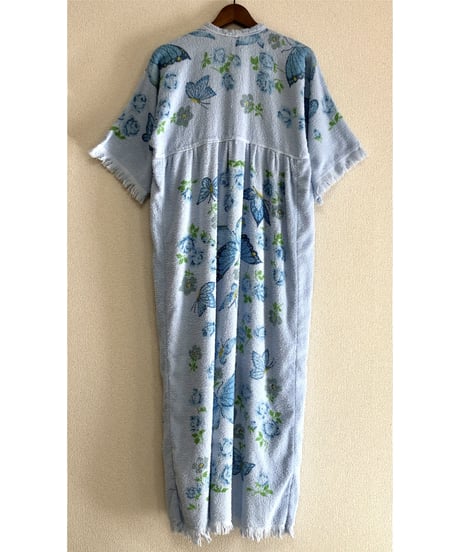 70s butterfly pile dress