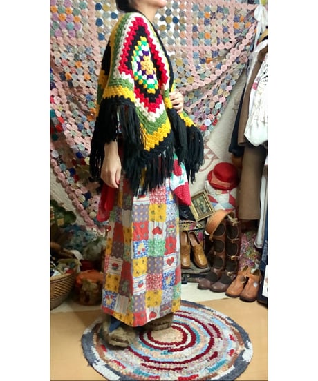 granny square shawl