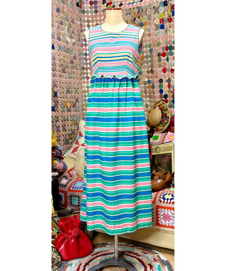 70s stripe dress