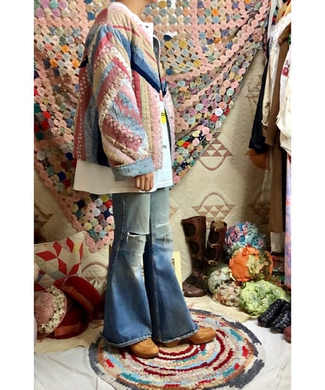 vintage patchwork quilt jacket