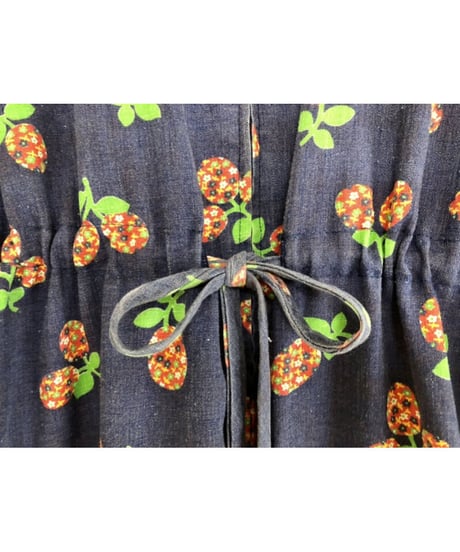 70's belly flower one-piece