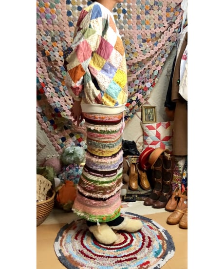 70-80s patchwork jacket