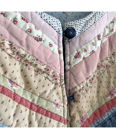 vintage patchwork quilt jacket