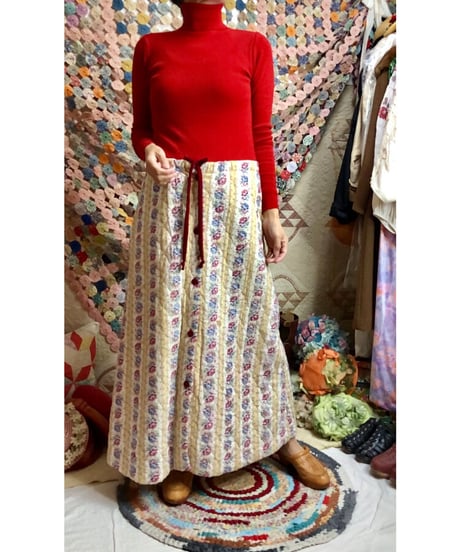 quilting flower skirt