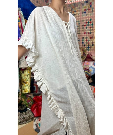 frill easy maxi dress