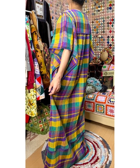 plaid easy dress