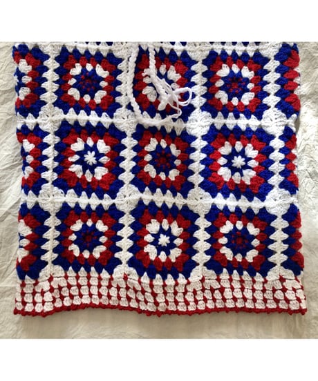granny square skirt  tricolor