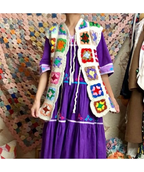 granny square vest
