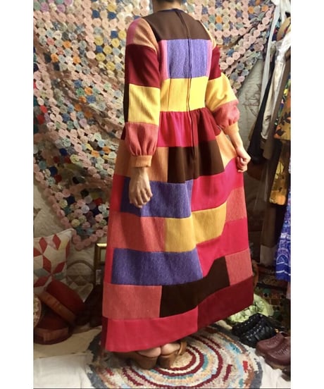 60's patchwork dress